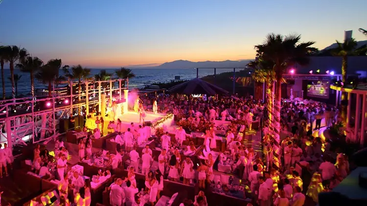 Nikki Beach Marbella sunset party